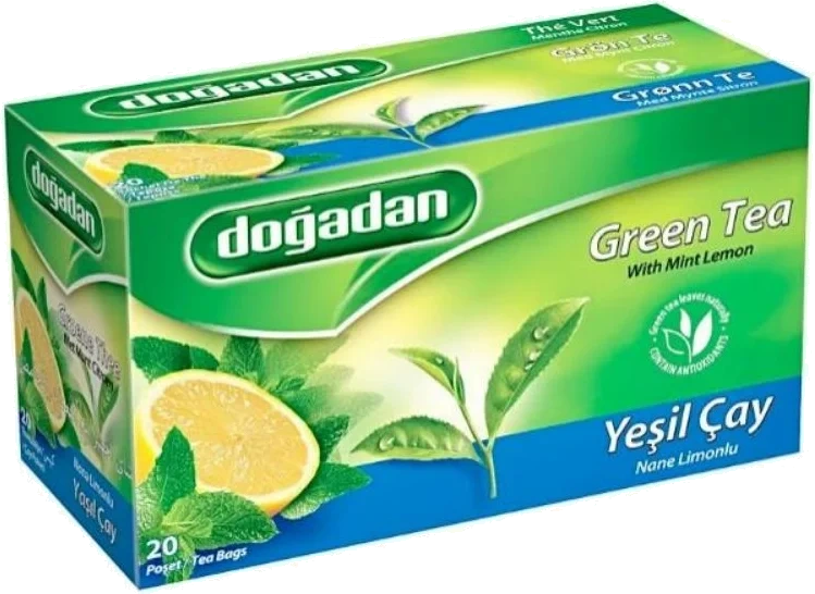 Dogadan Grønn Te Mynte & Sitron 20-pack 38g