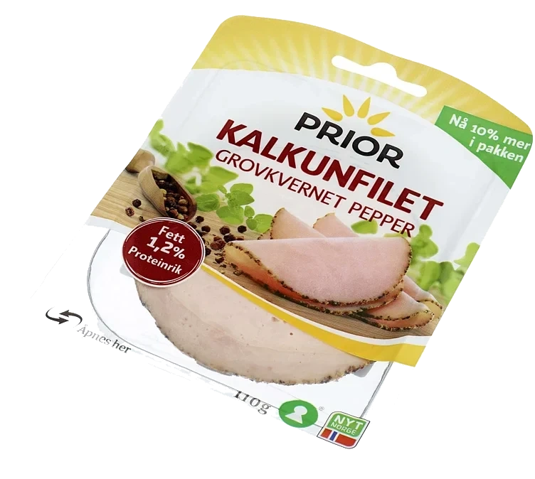 Kalkunfilet grovkvernet pepper   110g