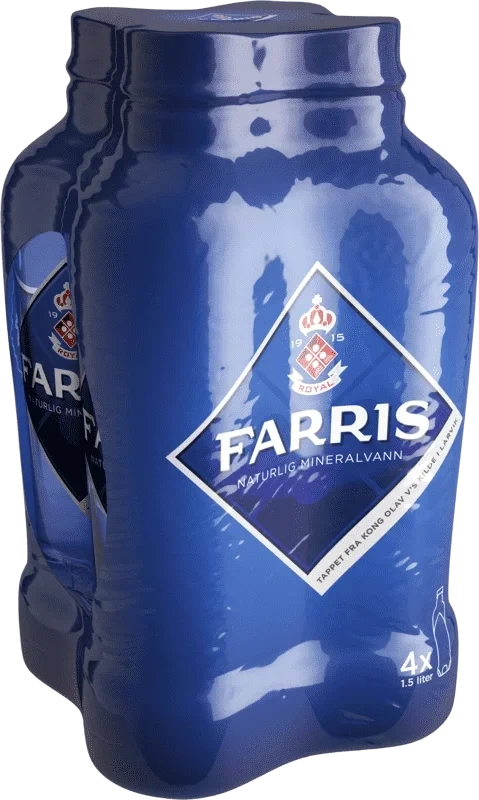 Farris Naturell 4stk x 1,5l, 6l