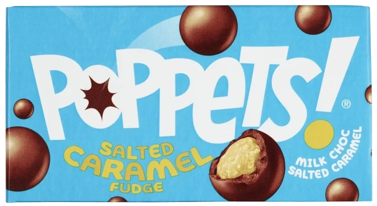 Poppets! Salted Caramel Fudge 40g