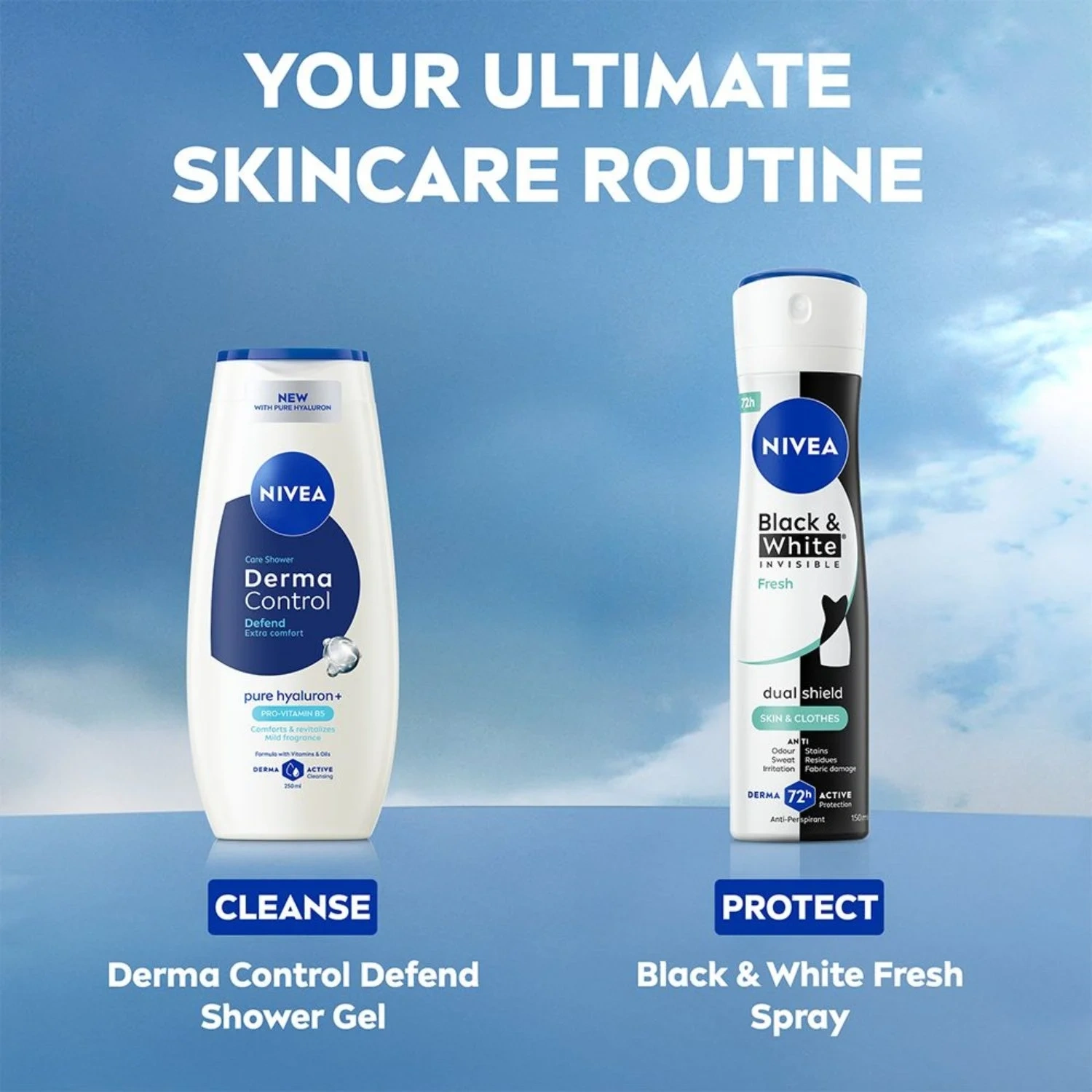 NIVEA Black & White Fresh Spray