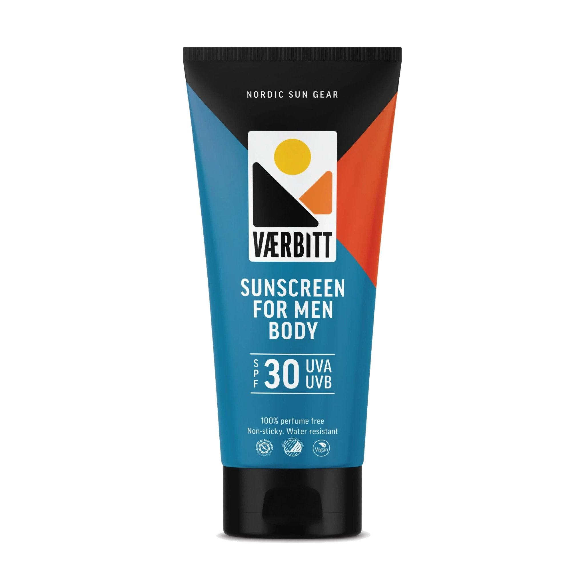 Værbitt Solkrem for menn kropp SPF30, 200 ml