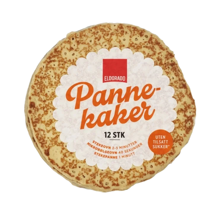 Pannekaker Stekte 12stk 810g Eldorado