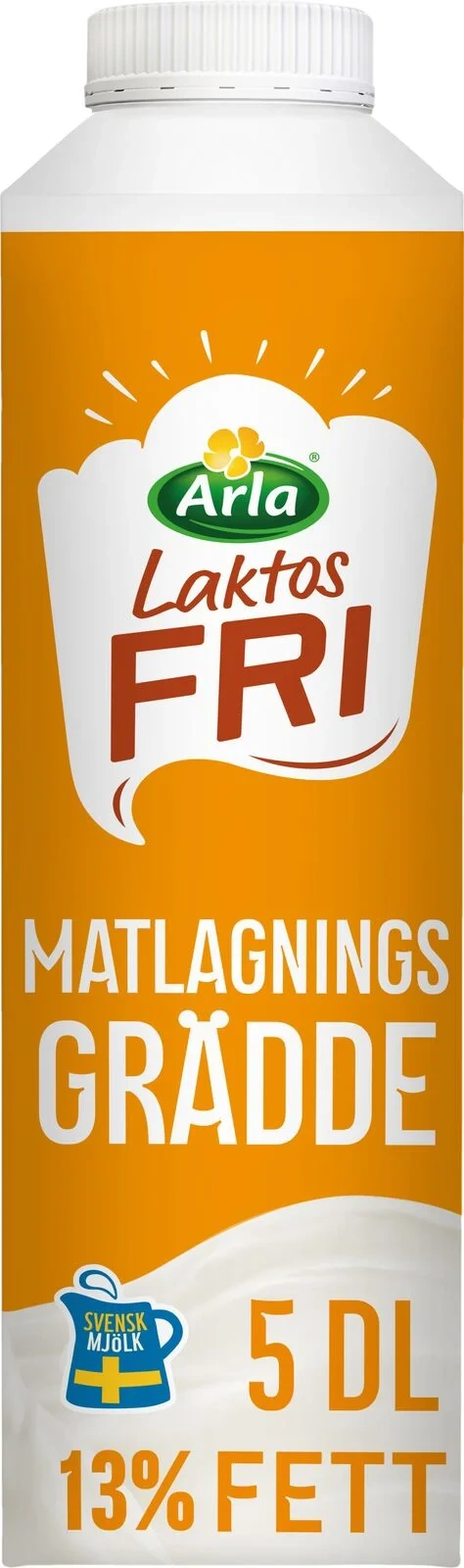 Laktosfri matlagningsgrädde 13%