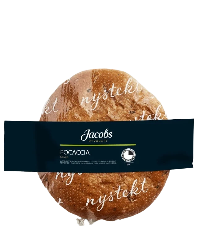 Jacobs Focaccia Oliven 500g United Bakeries