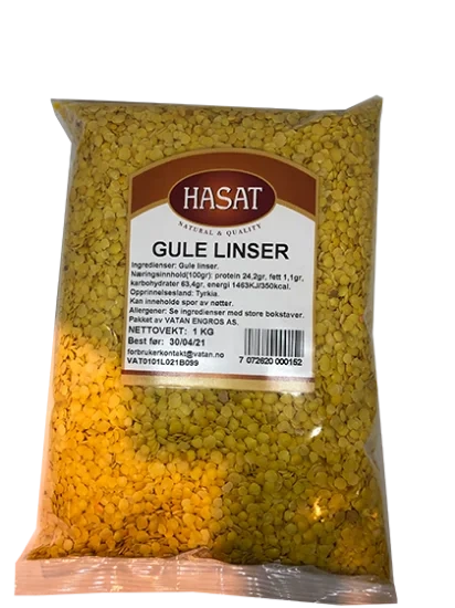Gule Linser Hasat 1kg
