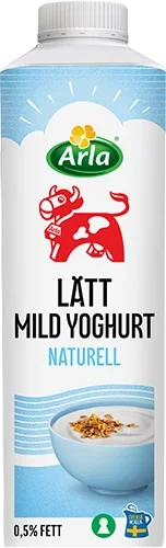 Mild lättyoghurt naturell 0.5%