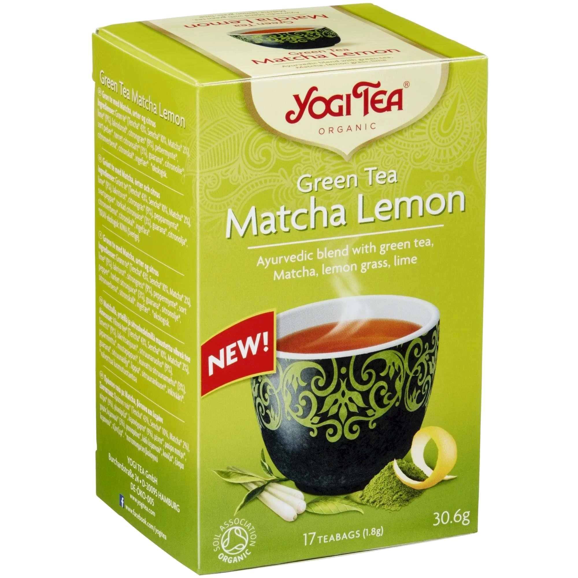 Yogi Te Matcha Lemon 17 pos