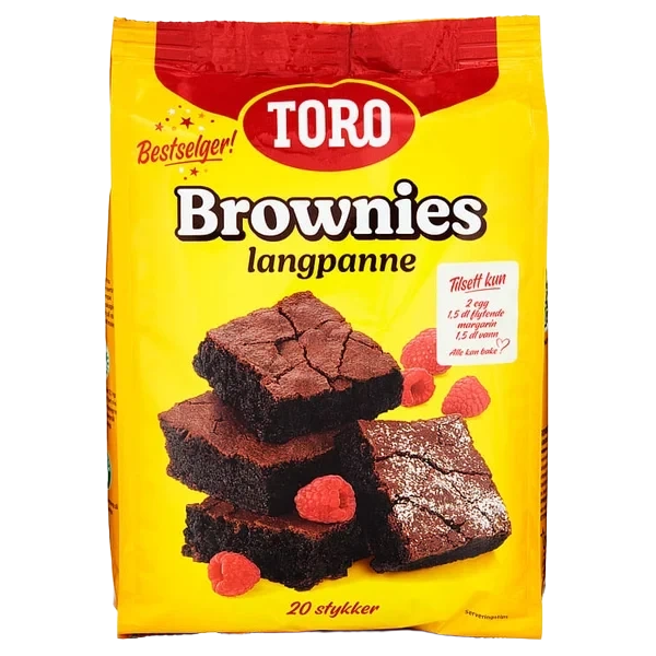 Brownies Mix Langpanne 883g Toro