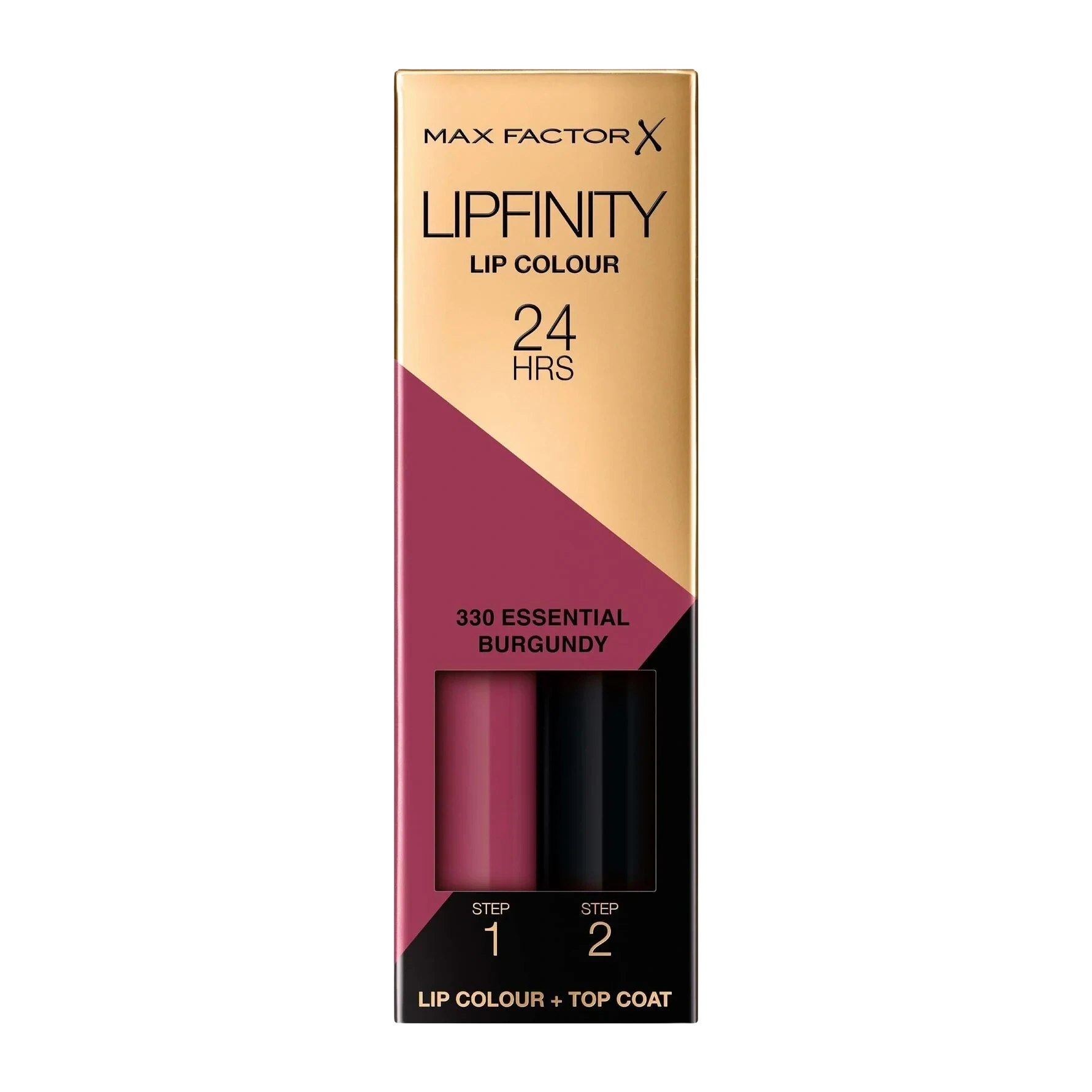 Max Factor Lipfinity 2-step Long Lasting Lipstick 330 Essentail Burgundy