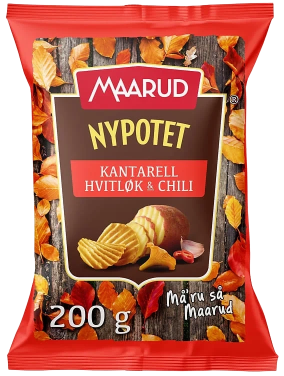 Nypotet Kantarel&Hvit&Chili 200g Maarud