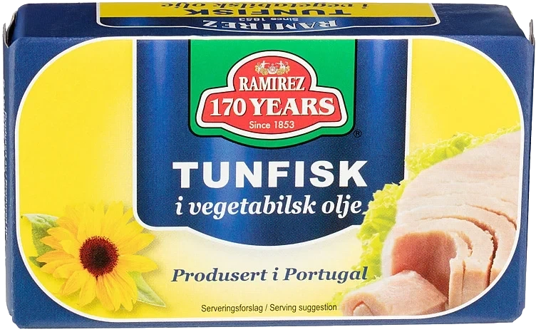 Tunfisk i vegetabilsk olje  120g