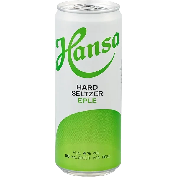 Hansa Hard Seltzer Eple 0,33lx4 boks