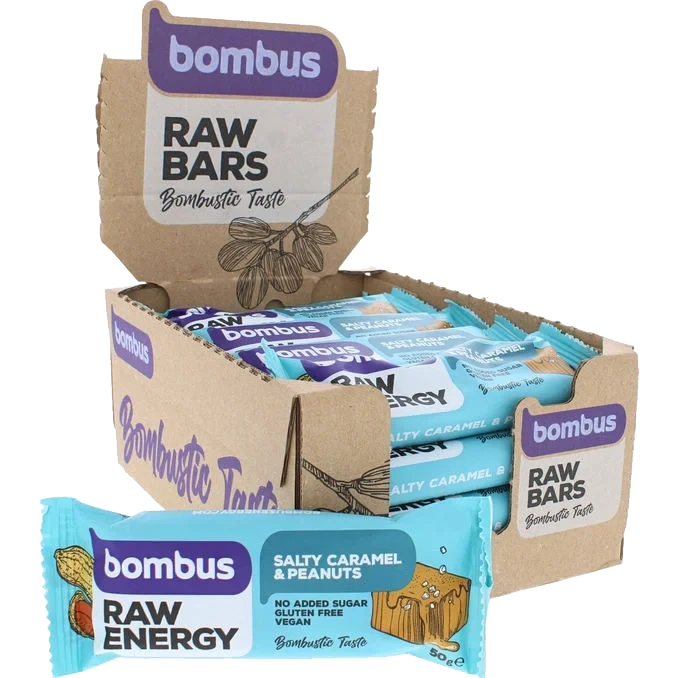 Energibar Jordnötter & Saltkaramell 20-pack