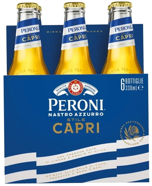 Peroni Nastro Azzurro Capri 0,33lx6 flaske