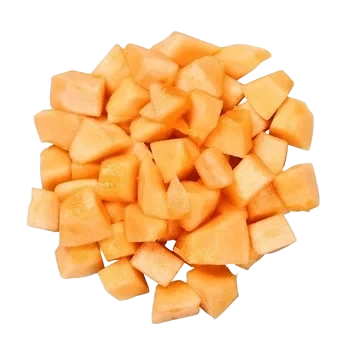 Melon cantaloup i bitar, 2-3cm