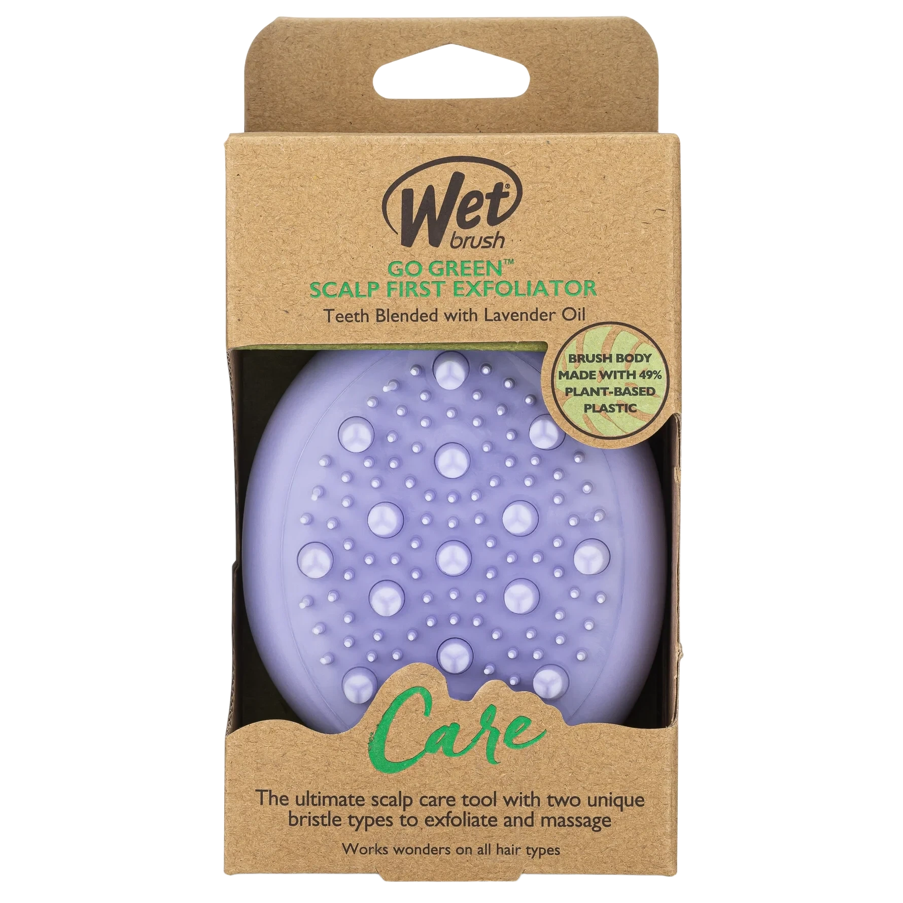 WetBrush Go Green Scalp Exfoliator Purple