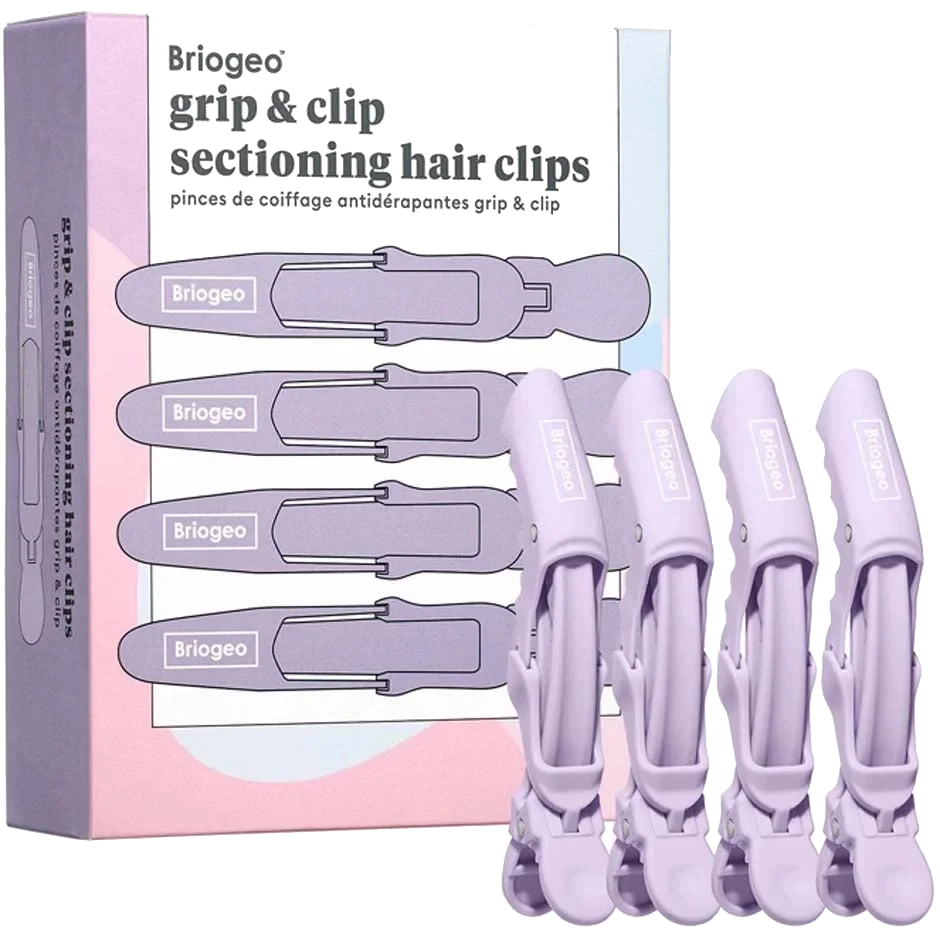 Briogeo Grip & Clip Alligator Hair Clips for Sectioning