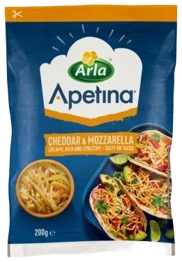 Apetina Cheddar & Mozzarella 200g