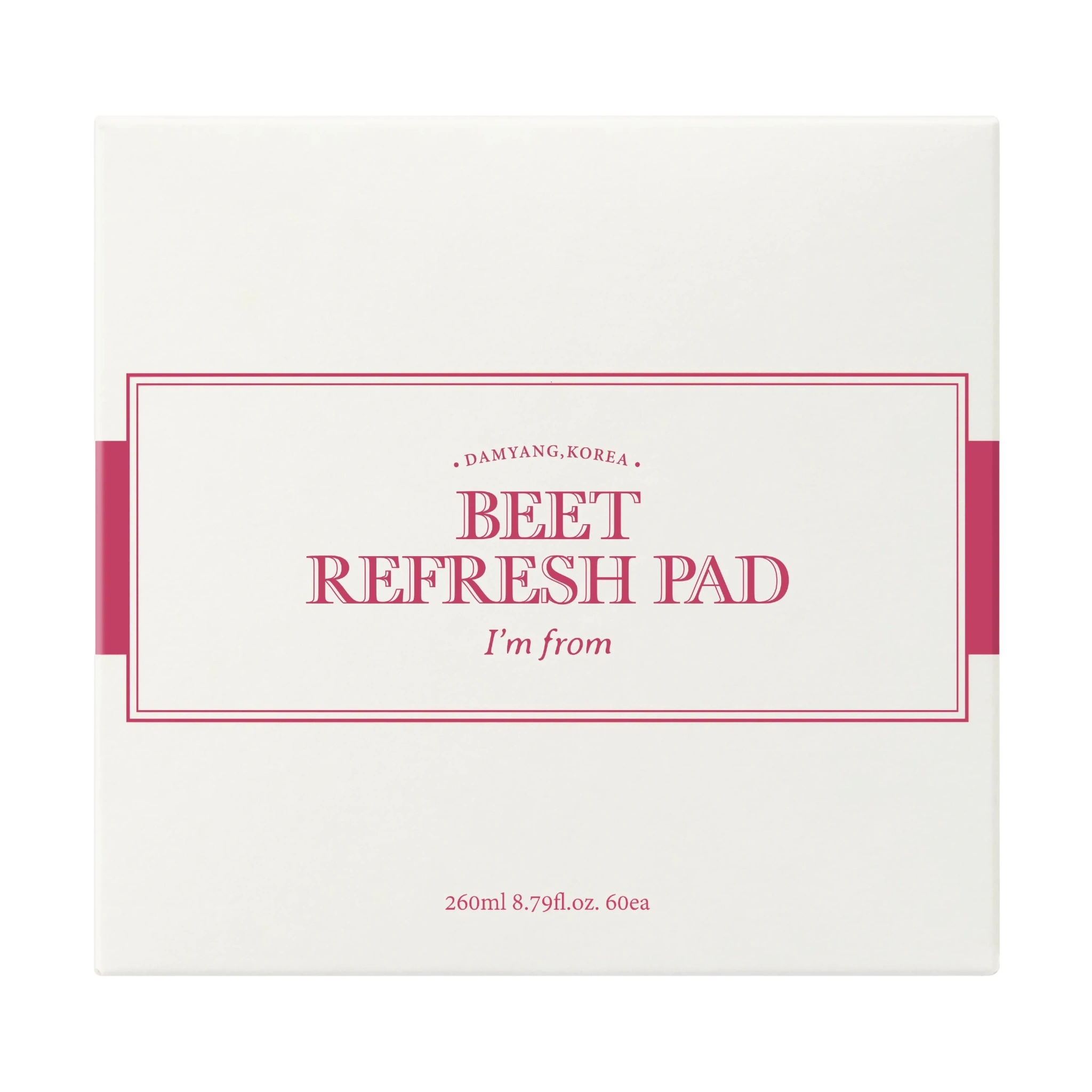 I'm From Beet Refresh Pad, 60 stk.