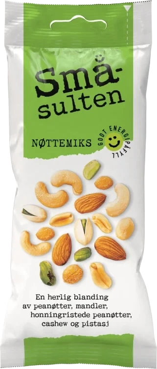Småsulten Nøttemiks 60g