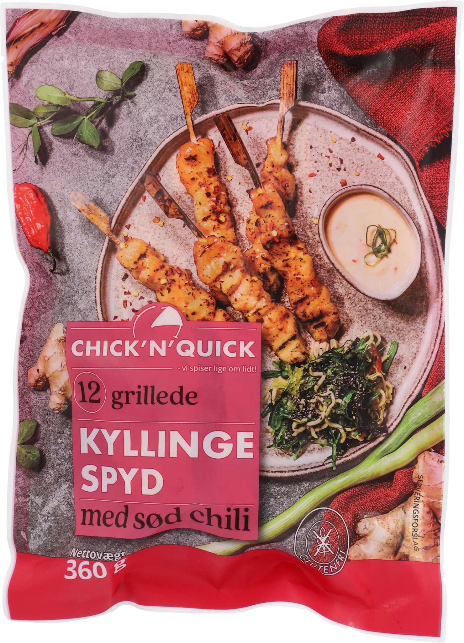 Kycklingspett Chili