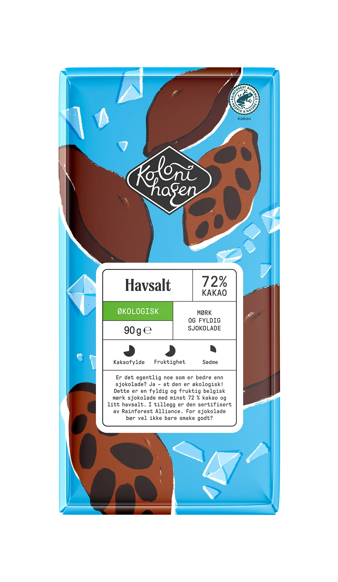 Mørk sjokolade med havsalt