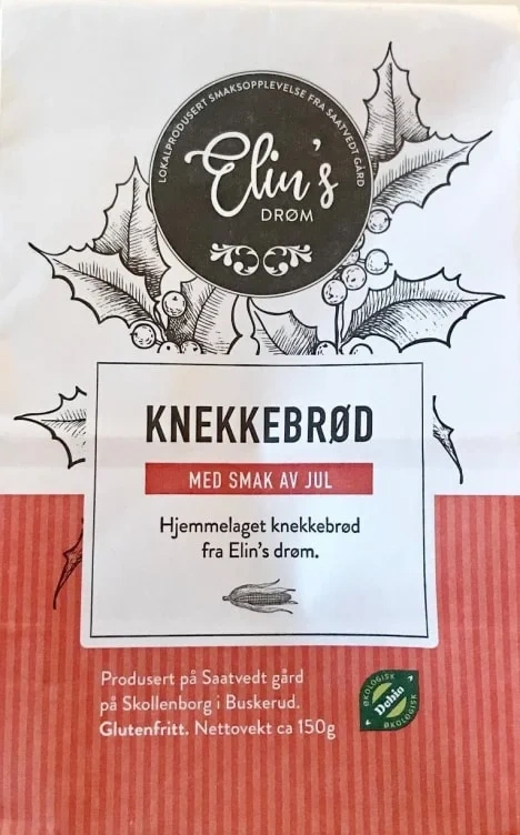 Juleknekkebrød glutenfri 150g Elins