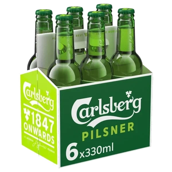 Carlsberg Pilsner 0,33l Fl 6stk