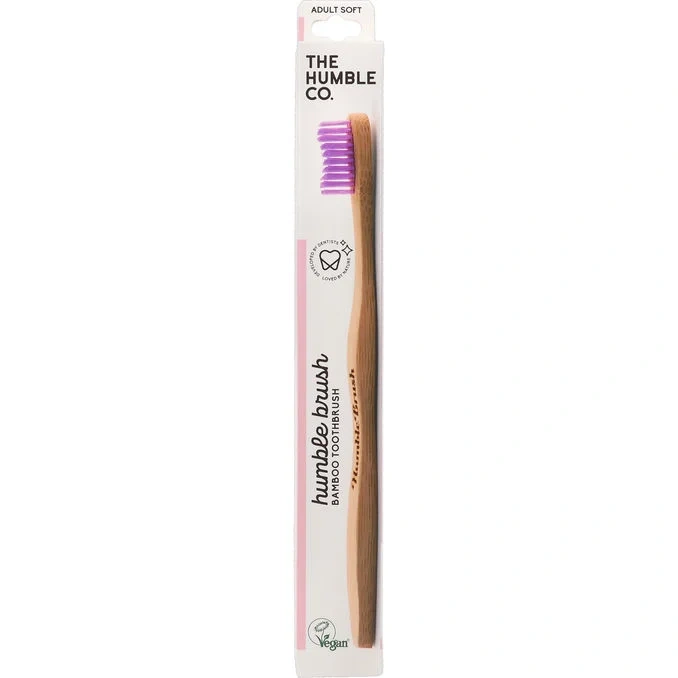 Tandborste Bambu Soft Lila
