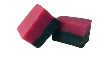 Fudge, hallon-lakrits