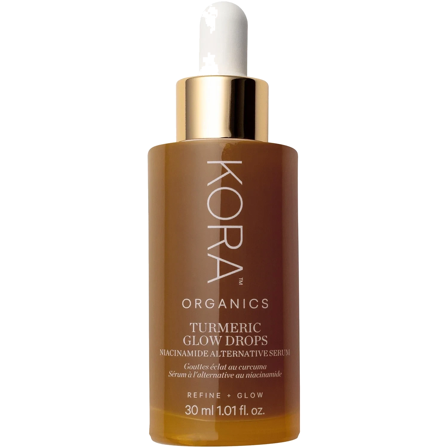 KORA Organics Turmeric Glow Drops Niacinamide Alternative Serum