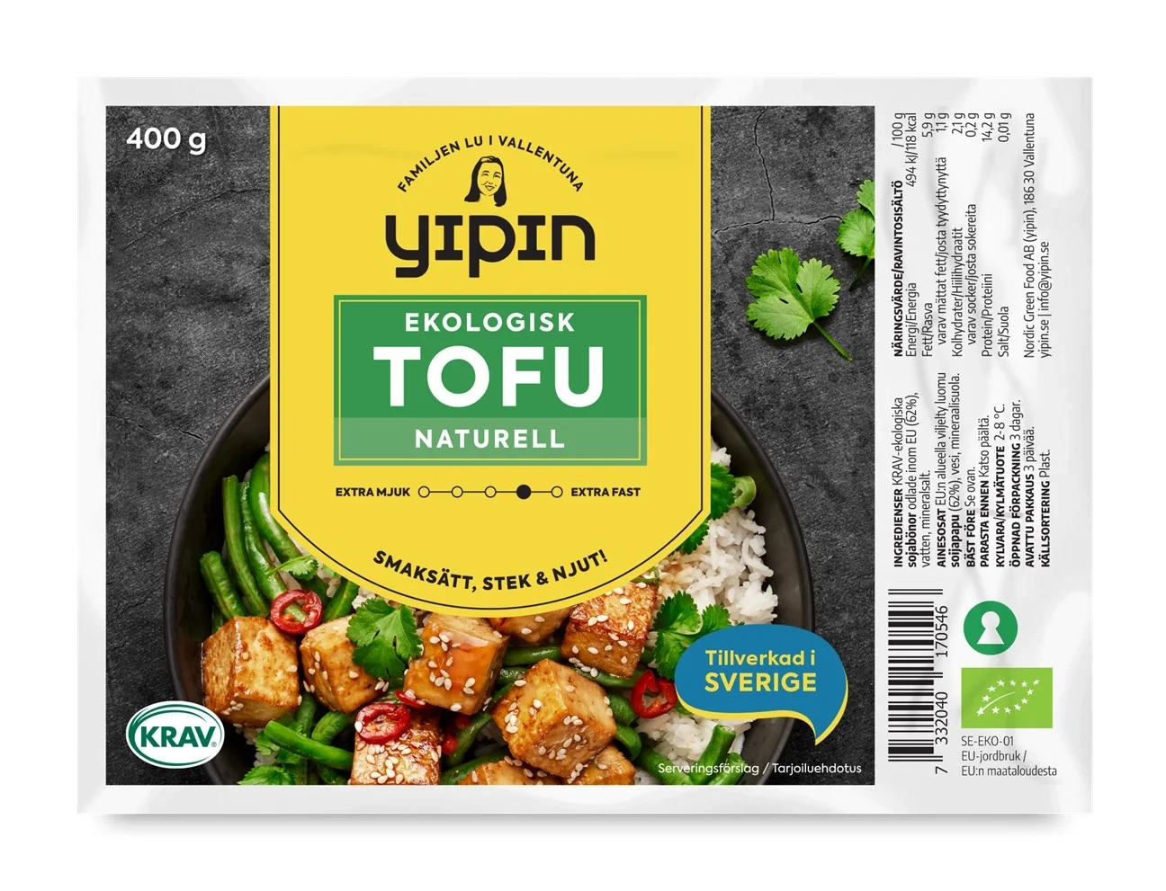 Asko Tofu Naturell Fast Yipin