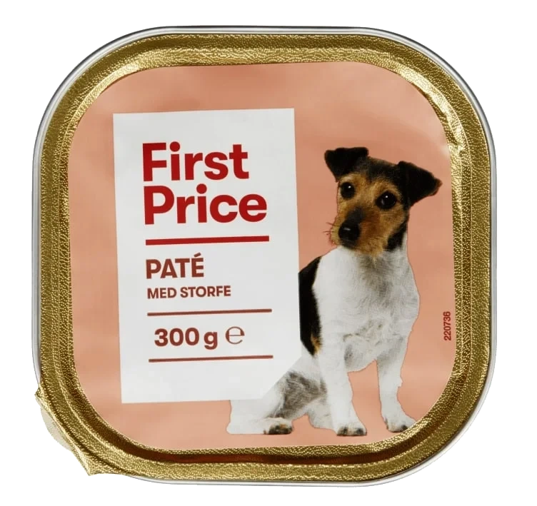 Våtfor Hund Oksekjøtt 300g First Price