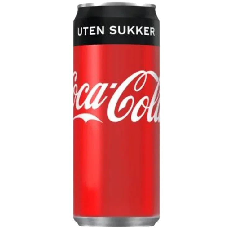 Coca-cola uten sukker bx  24x0,25l