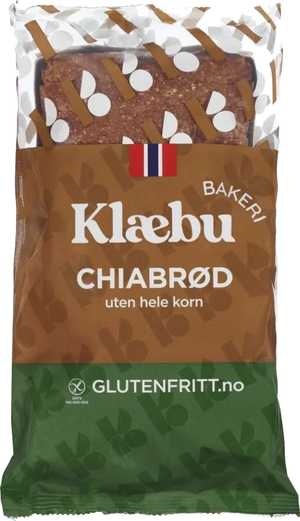 Chiabrød glutenfri 500g Klæbu