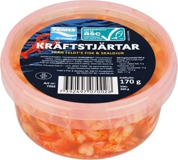 Kräftstjärtar i lake ASC