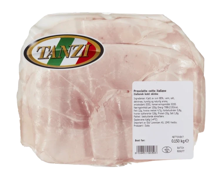 Prosciutto Cotto 150g Tanzi