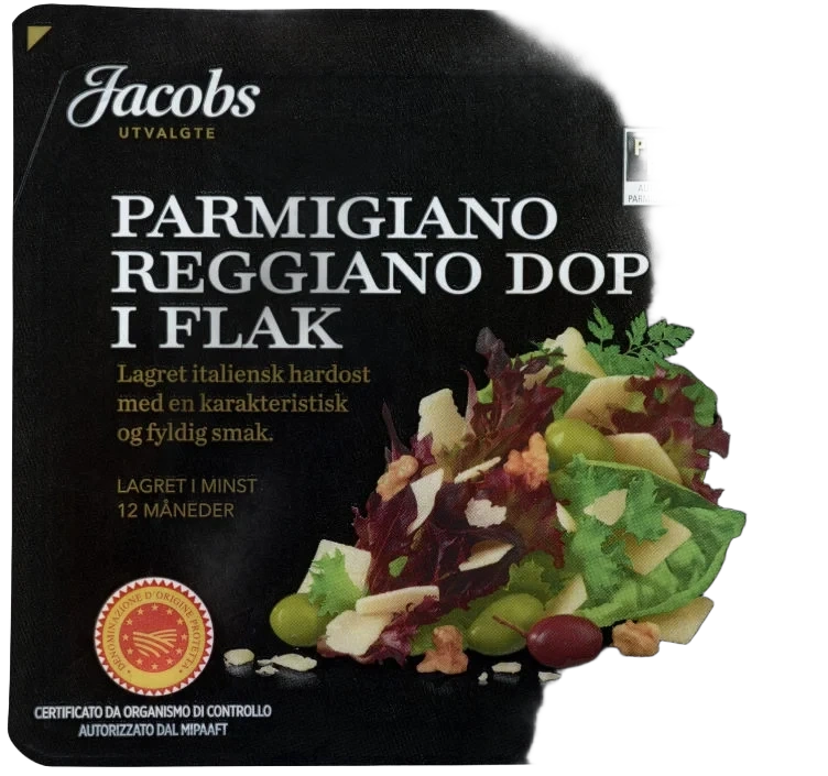 Parmigiano Reggiano Flak 12mnd 80g Jacobs