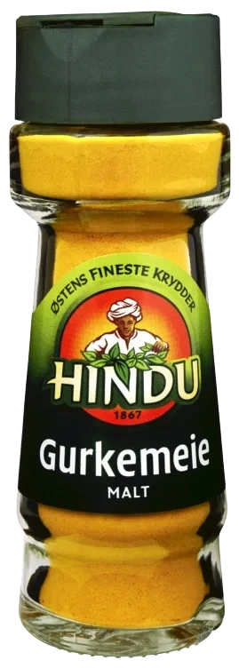 Gurkemeie 39g glass Hindu