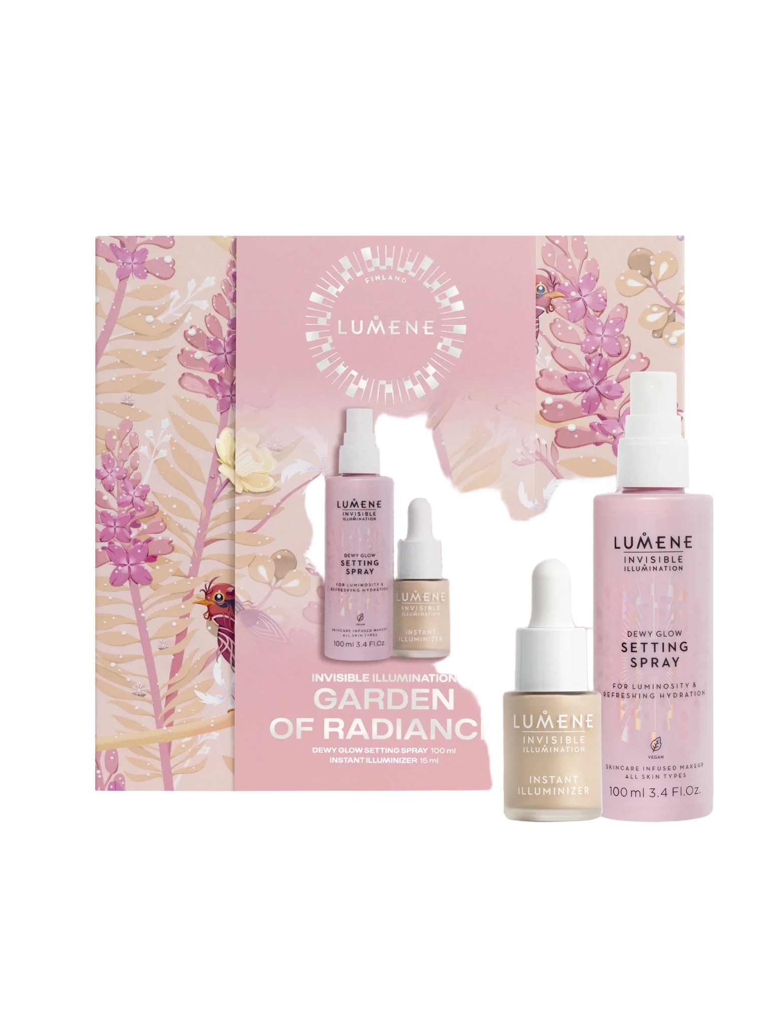 Lumene Invisible Illum Garden Of Radiance Set