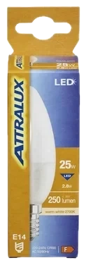 Attralux Led Mignon 25w E14 B35 Matt