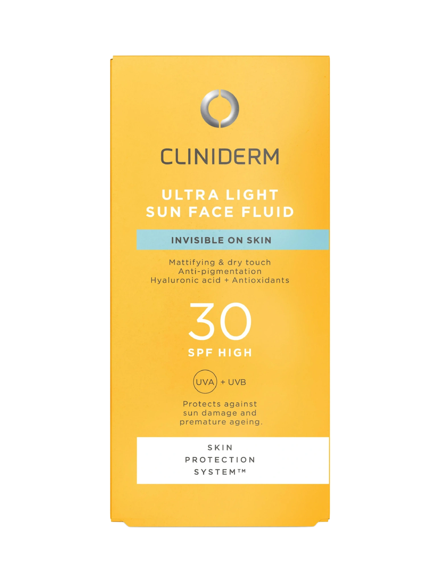 Cliniderm Sun Ultra Light Sun Face Fluid SPF30, 40 ml