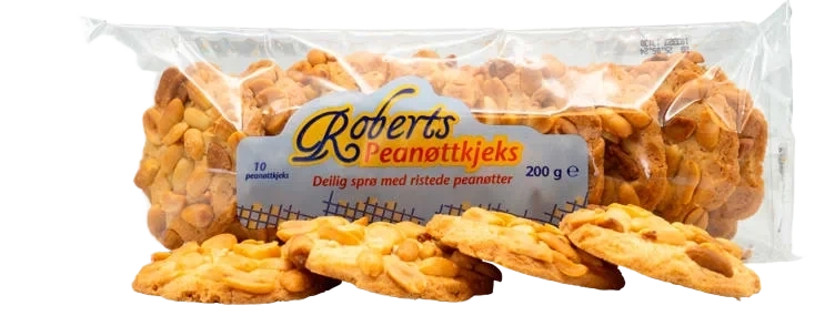 Peanøttkjeks 200g Roberts