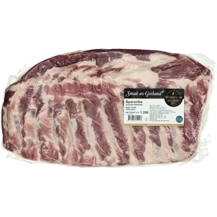 Spareribs Färsk ca 1,2kg Smak av Gotland