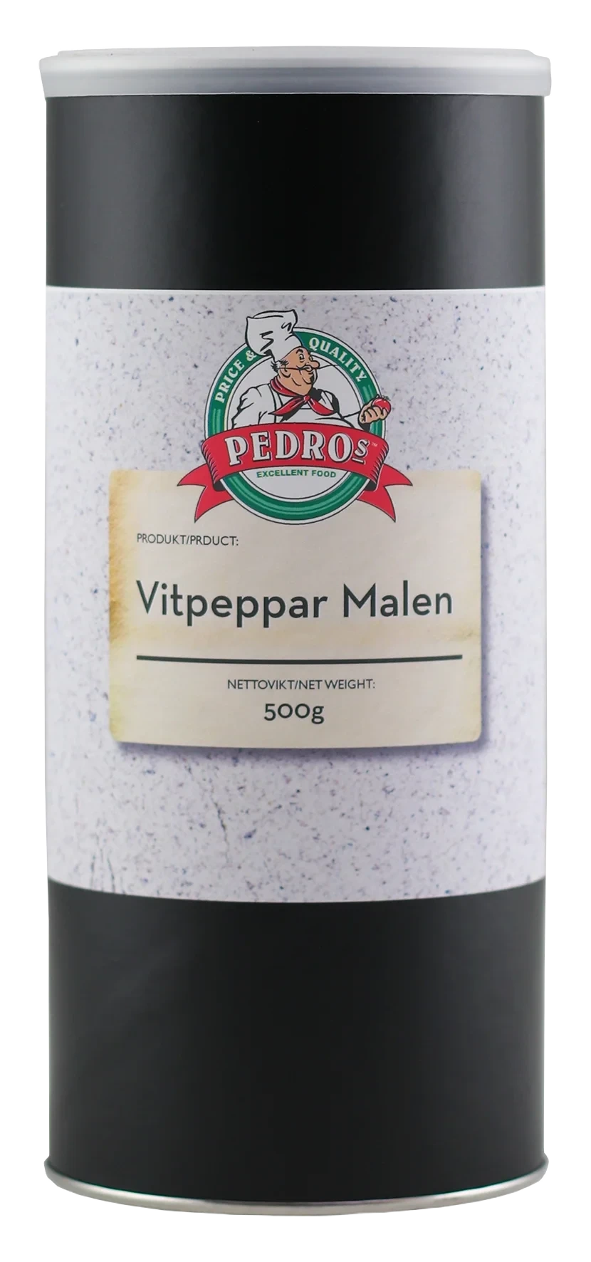Vitpeppar malen