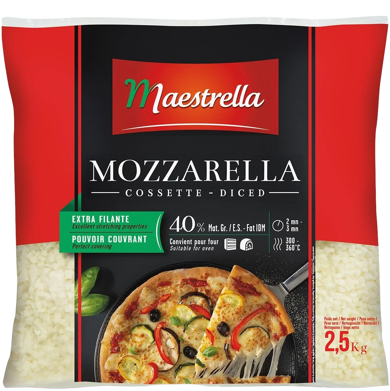 Mozz tärnad 40%