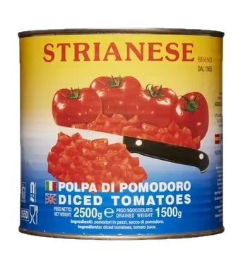 Tomater finhakkede   2,5kg