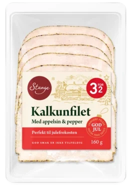 Stange Kalkunfilet Jul 160g