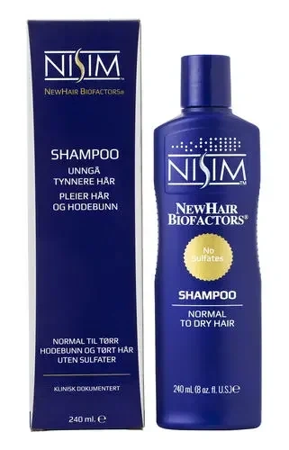 NISIM Shampoo for normal til tørr hodebunn og tørt hår 240ml
